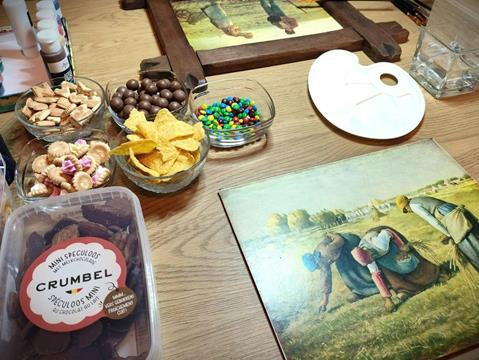 foto: Snack and paint sfeerbeeld