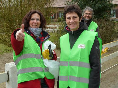 Zwerfvuilwandeling